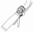 Diagram of a Honda FG110 Throttle lever