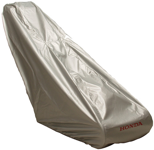 Honda metallic grey lawnmower cover