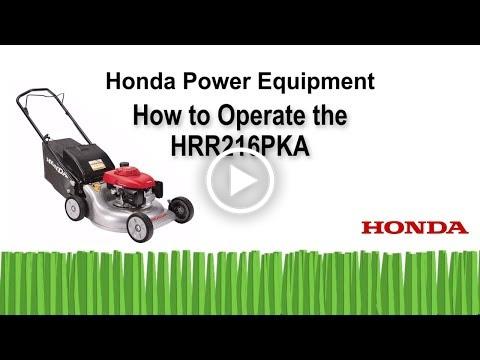 HRR216PKA Operation (K8 Series)