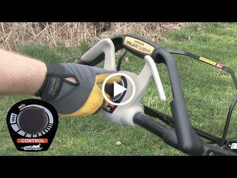 HRX217VKA Mower Operation