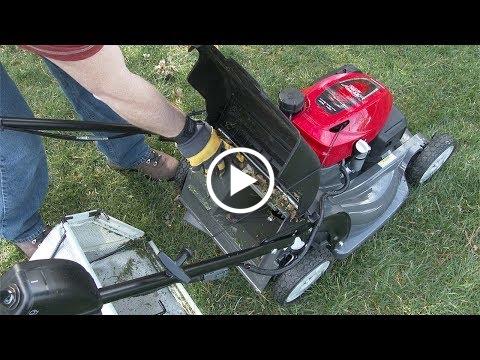 HRX217HZA Mower Operation