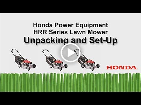 HRR Mowers Initial Set Up
