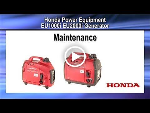 EU1000i and EU2000i Maintenance