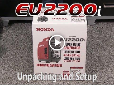 EU2200i Unpacking and Set Up